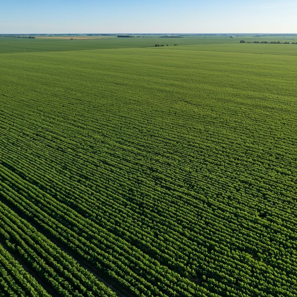 Drone pulverizando lavoura